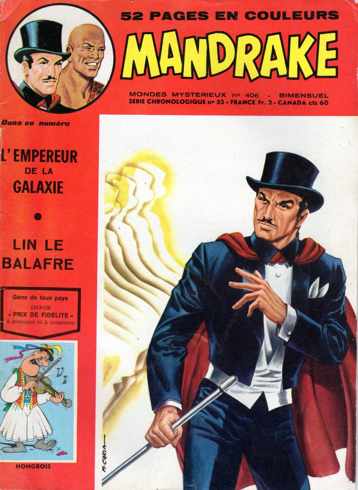 Scan de la Couverture Mandrake n 406